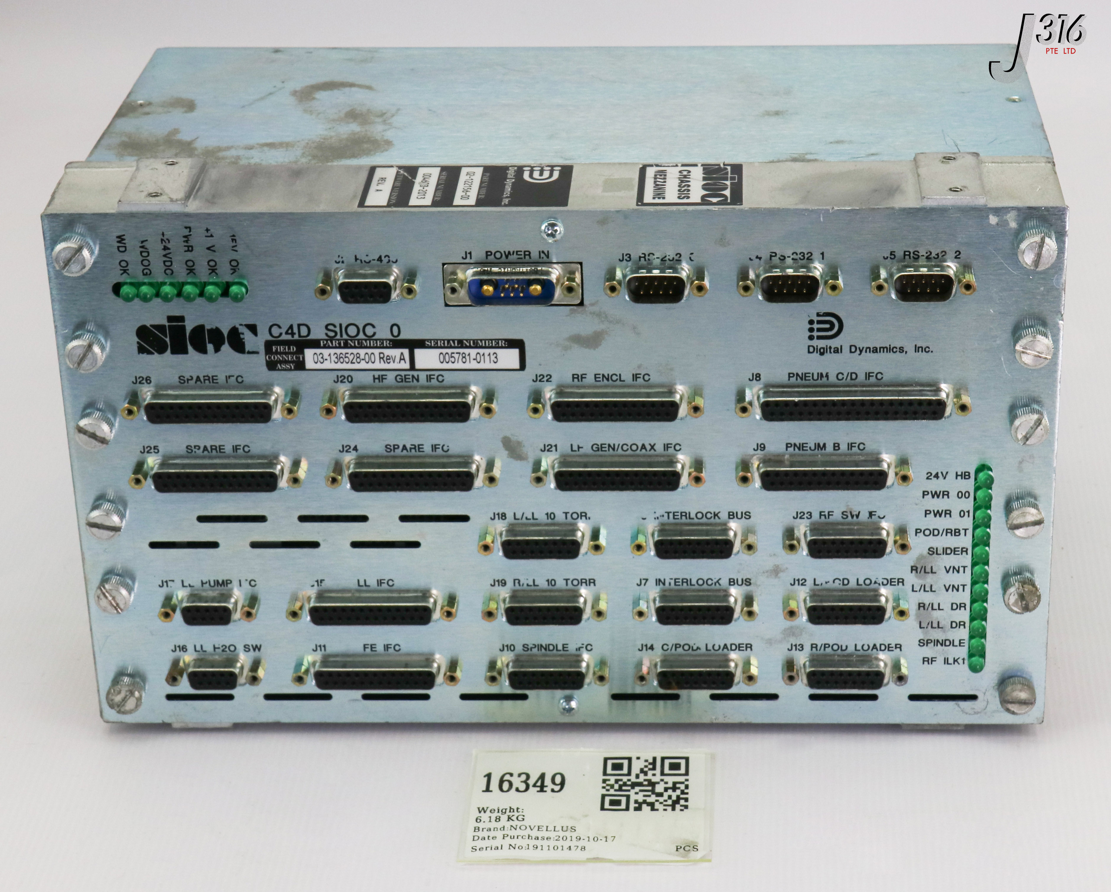 【.】 16349 NOVELLUS SIOC C4D SIOC 0 MODULE 03-136528-00 02-252724-00 | eBay
